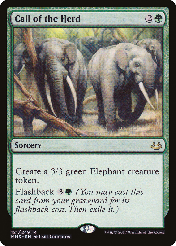 Call of the Herd (MM3-121) - Modern Masters 2017 Foil