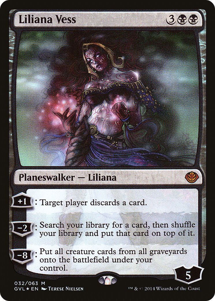 Liliana Vess (DD3-032) - Duel Decks Anthology: Garruk vs. Liliana Foil