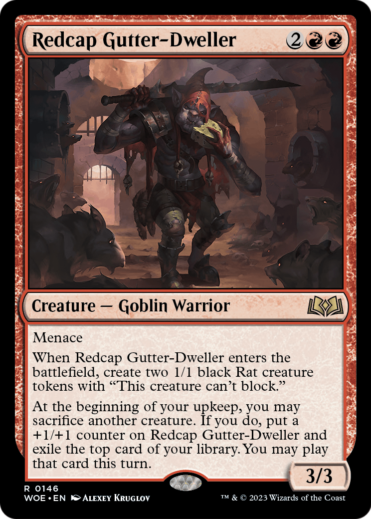 Redcap Gutter-Dweller (WOE-146) - Wilds of Eldraine