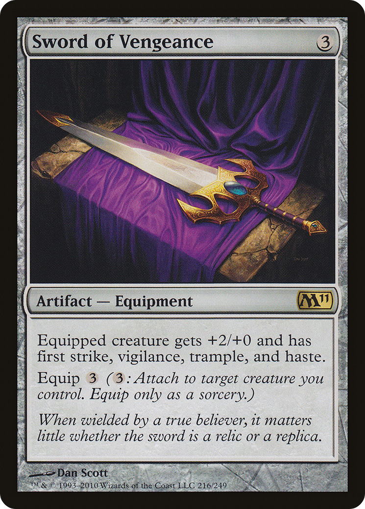 Sword of Vengeance (M11-216) - Magic 2011