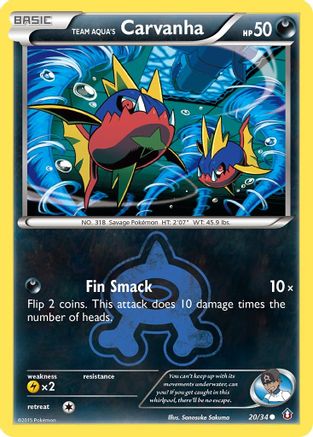 Team Aqua's Carvanha 020  Double Crisis - Common