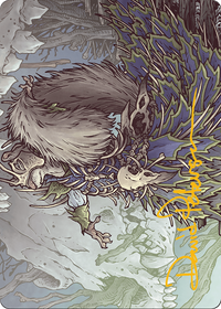 Camellia, the Seedmiser // Camellia, the Seedmiser (ABLB-047) - Bloomburrow Art Series (Borderless)