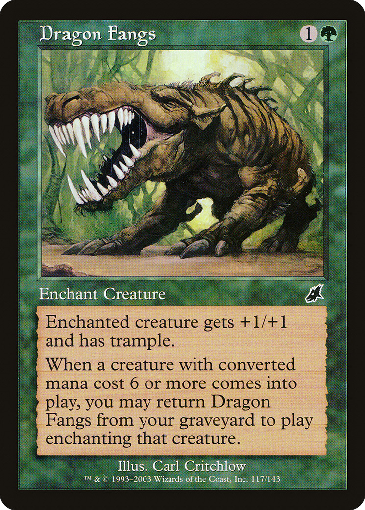 Dragon Fangs (SCG-117) - Scourge Foil