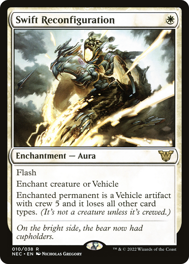 Swift Reconfiguration (NEC-010) - Neon Dynasty Commander