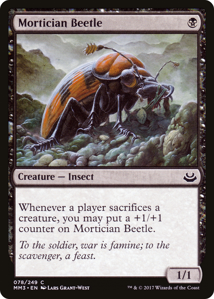 Mortician Beetle (MM3-078) - Modern Masters 2017 Foil