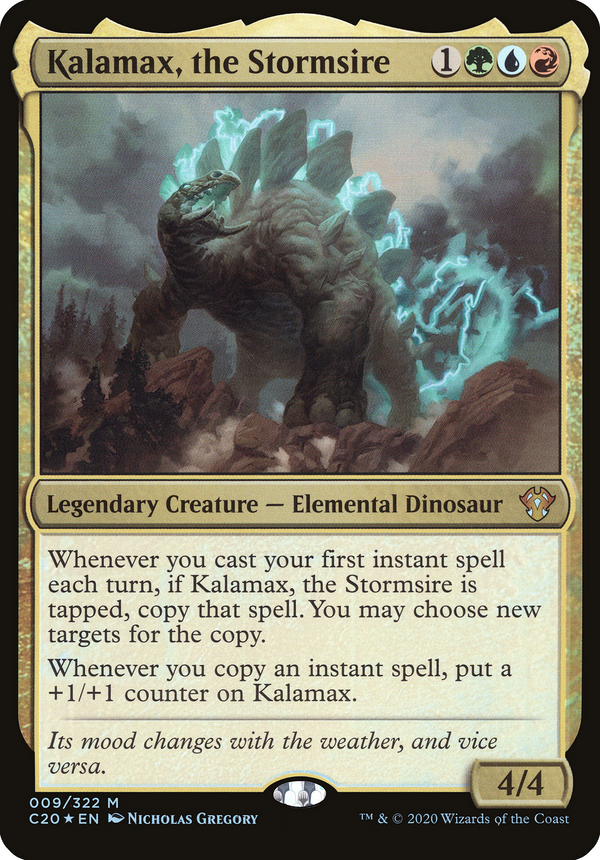 Kalamax, the Stormsire (Commander 2020) (OVER-009) - Commander 2020 Oversized Foil