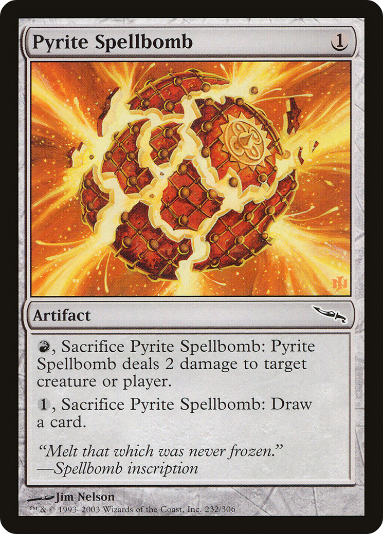Pyrite Spellbomb (MRD-232) - Mirrodin Foil