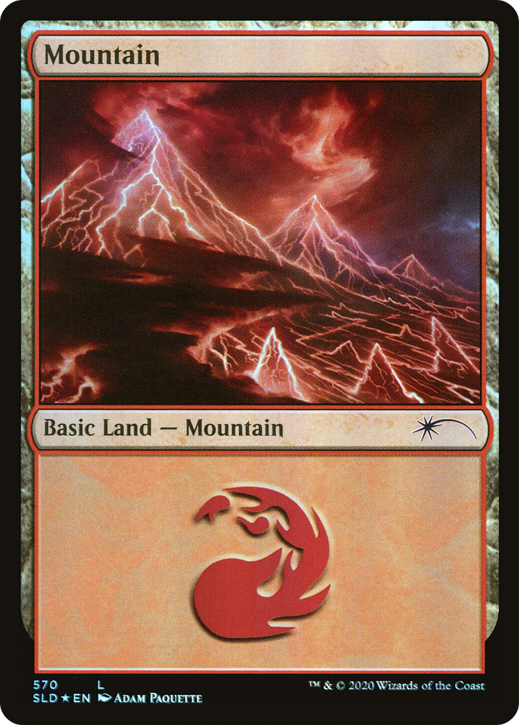 Mountain (570) (SLD-570) - Secret Lair Drop Foil