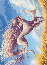 Nyxborn Unicorn // Nyxborn Unicorn (AMH3-001) - Modern Horizons 3 Art Series (Borderless) Foil