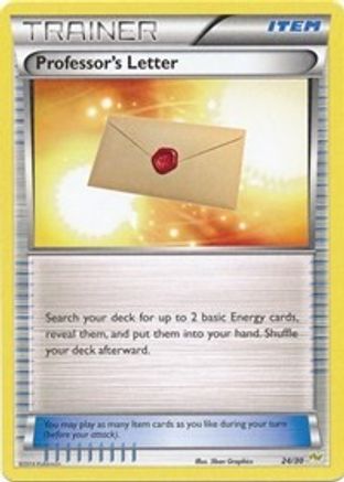 Professor's Letter (Noivern)  XY Trainer Kit Sylveon & Noivern - Common