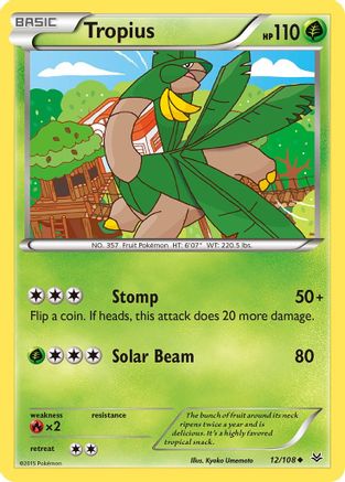 Tropius  XY  Roaring Skies - Uncommon