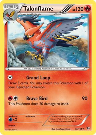 Talonflame/108  XY  Roaring Skies - Rare