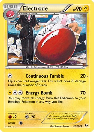 Electrode 022  XY  Roaring Skies - Uncommon