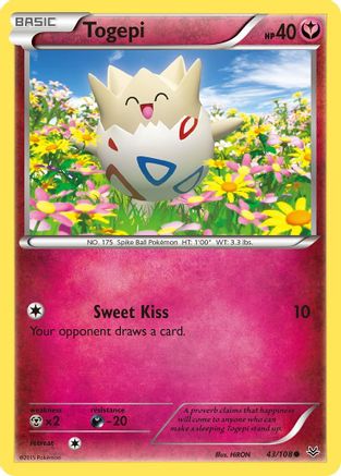 Togepi 043  XY  Roaring Skies - Common