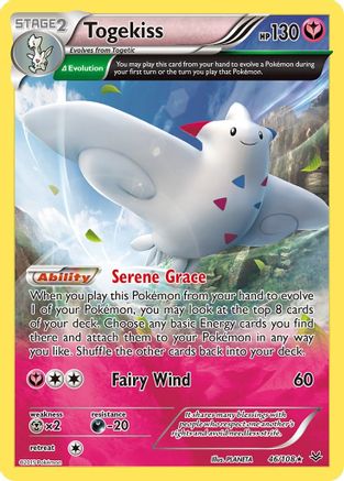 Togekiss (46 Delta) (46 Delta) 046  - Reverse Holofoil XY  Roaring Skies - Holo Rare