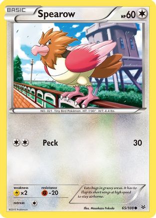 Spearow 065  XY  Roaring Skies - Common