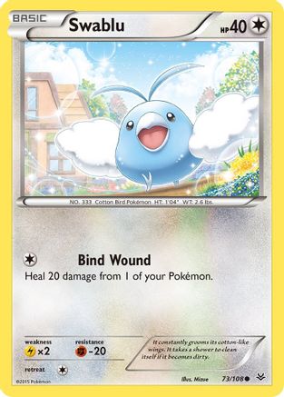 Swablu 073  XY  Roaring Skies - Common