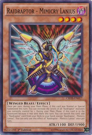 Raidraptor - Mimicry Lanius (CROS-EN017) - Crossed Souls Unlimited