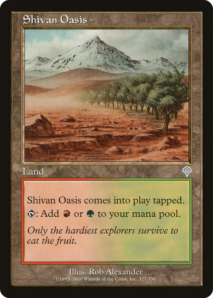 Shivan Oasis (INV-327) - Invasion
