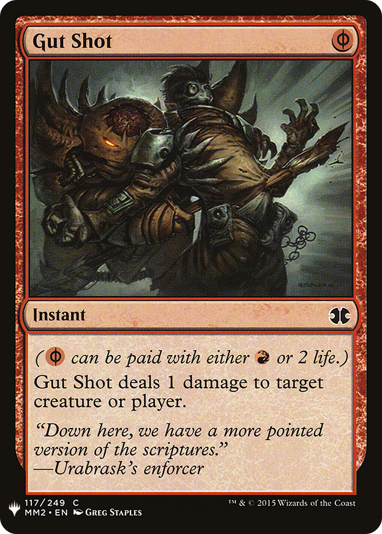Gut Shot (LIST-117) - The List