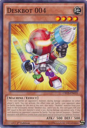 Deskbot 004 (CROS-EN035) - Crossed Souls 1st Edition