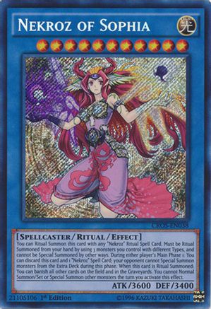 Nekroz of Sophia (CROS-EN038) - Crossed Souls Unlimited
