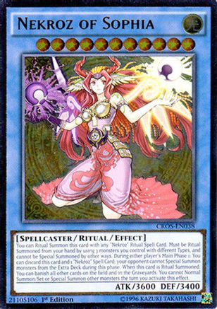 Nekroz of Sophia (UTR) (CROS-EN038) - Crossed Souls Unlimited