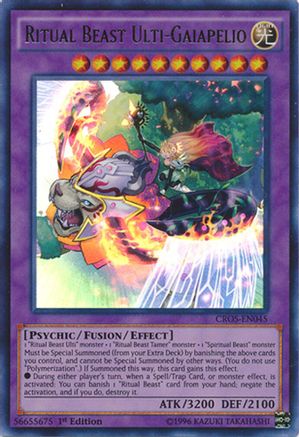 Ritual Beast Ulti-Gaiapelio (CROS-EN045) - Crossed Souls Unlimited