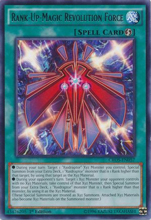 Rank-Up-Magic Revolution Force (CROS-EN057) - Crossed Souls 1st Edition