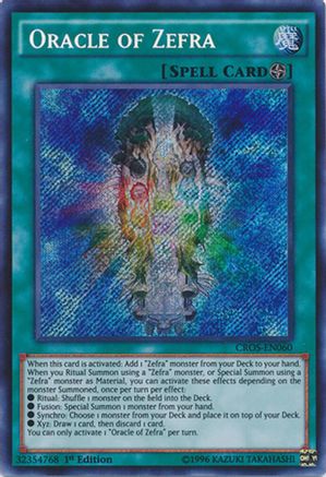 Oracle of Zefra (CROS-EN060) - Crossed Souls 1st Edition