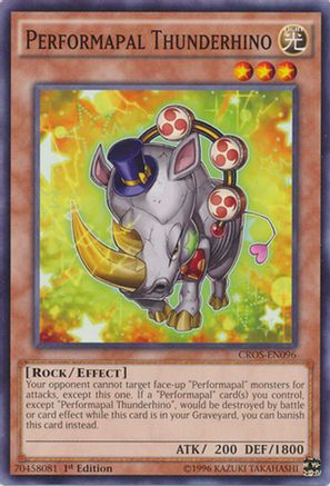 Performapal Thunderhino (CROS-EN096) - Crossed Souls Unlimited