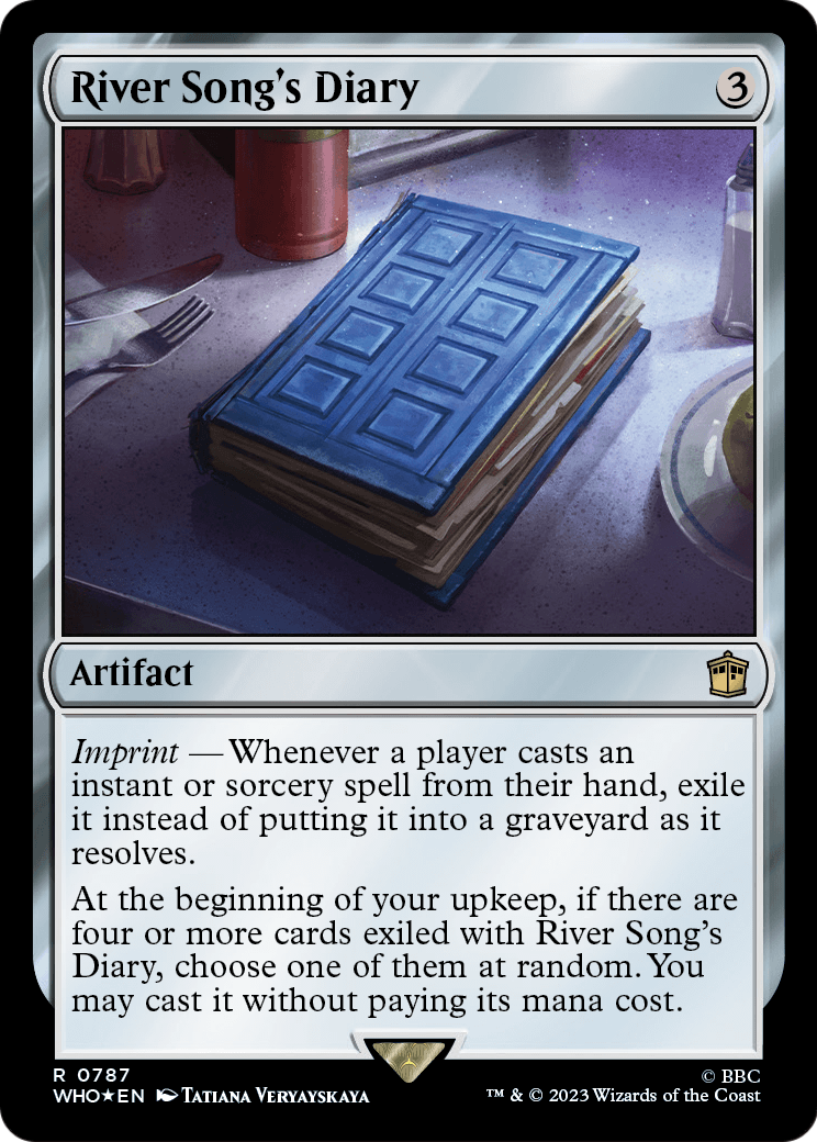 River Song's Diary (Surge Foil) (WHO-787) - Doctor Who Foil