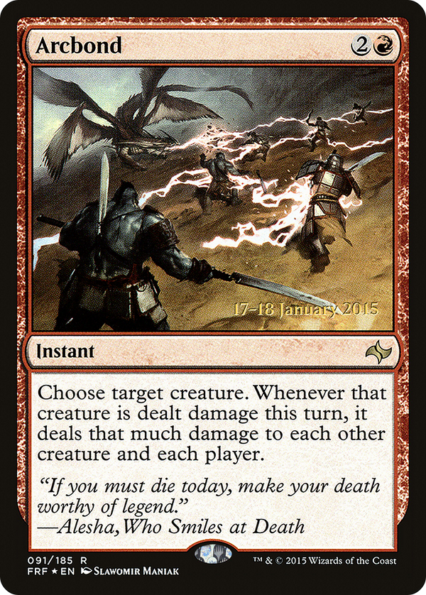 Arcbond (PRE-091) - Fate Reforged Promos Foil