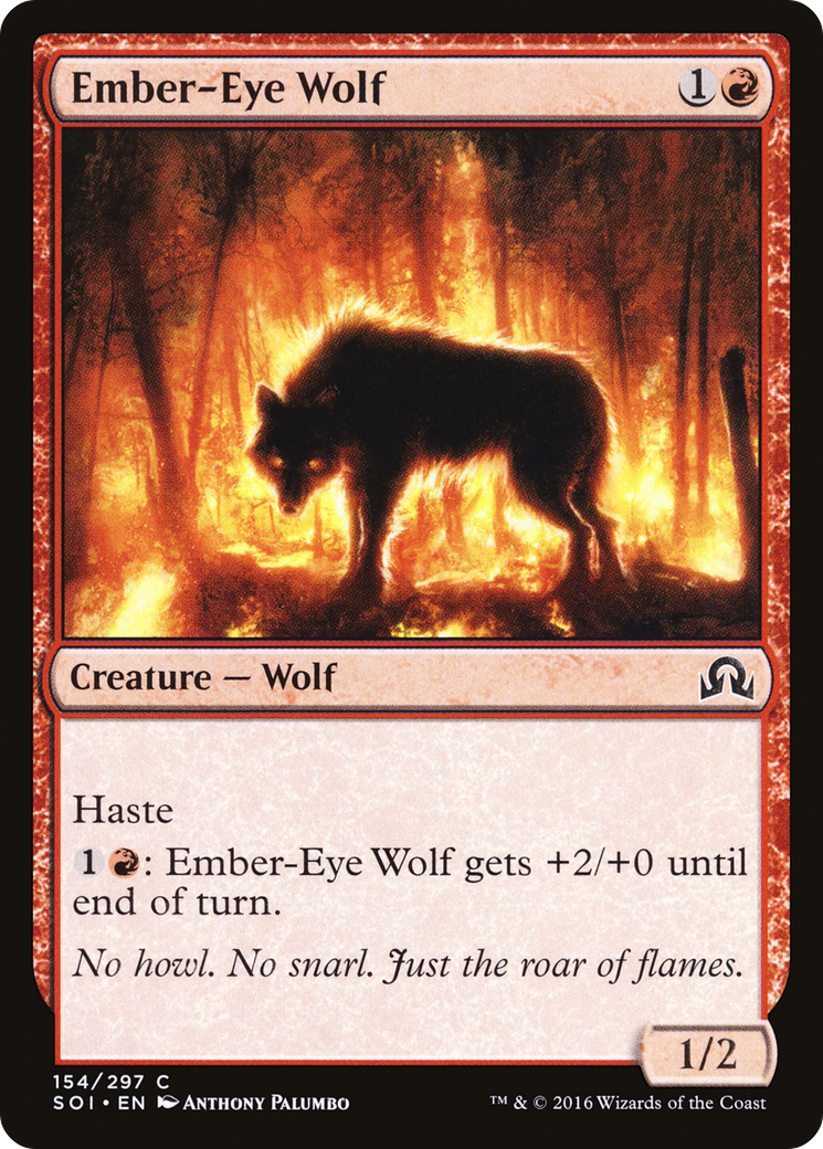 Ember-Eye Wolf (SOI-154) - Shadows over Innistrad Foil