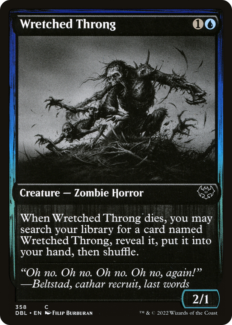Wretched Throng (DBL-358) - Innistrad: Double Feature
