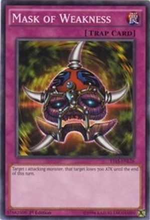 Mask of Weakness (YS15-ENL26) - Starter Deck: Dark Legion 1st Edition