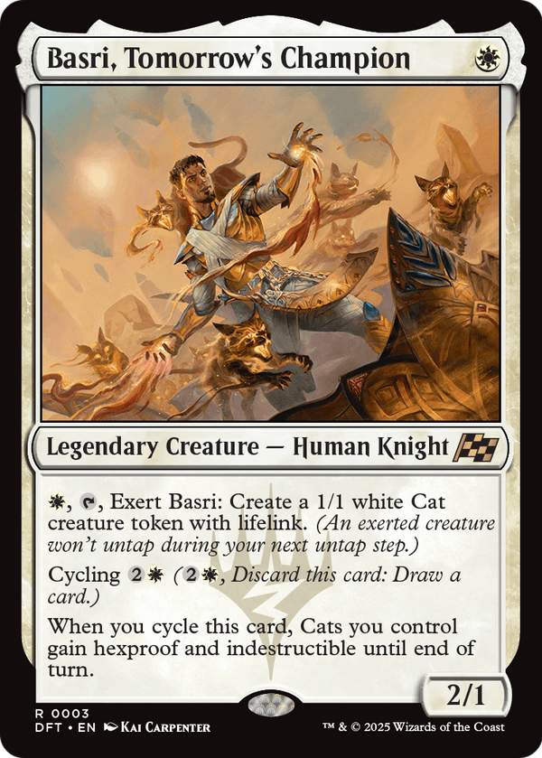 Basri, Tomorrow's Champion (DFT-003) - Aetherdrift Foil