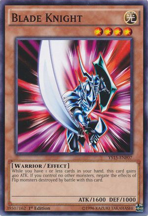 Blade Knight (YS15-ENF07) - Starter Deck: Saber Force 1st Edition