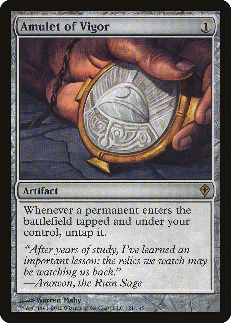 Amulet of Vigor (WWK-121) - Worldwake Foil