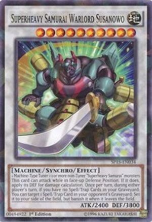 Superheavy Samurai Warlord Susanowo (Shatterfoil) (SP15-EN034) - Star Pack ARC-V 1st Edition