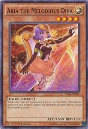 Aria the Melodious Diva (SP15-EN018) - Star Pack ARC-V 1st Edition
