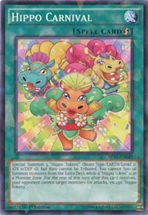 Hippo Carnival (Shatterfoil) (SP15-EN040) - Star Pack ARC-V 1st Edition