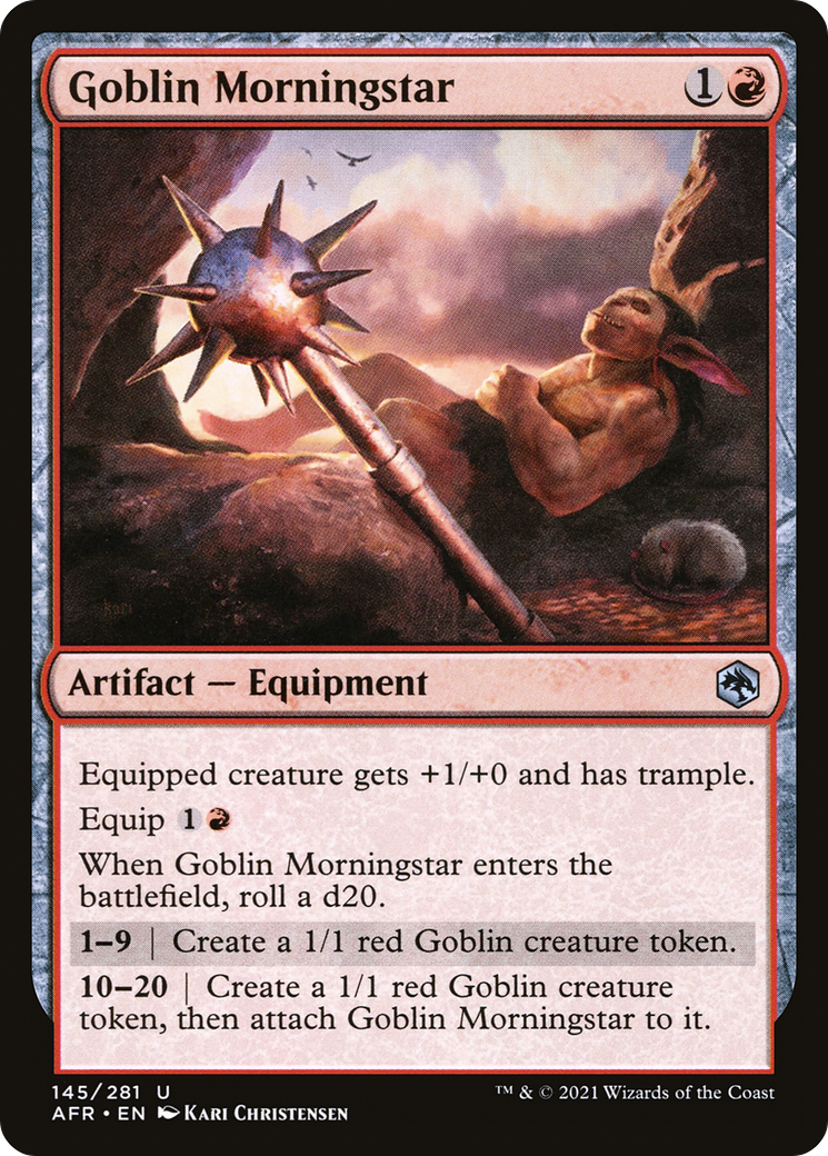 Goblin Morningstar (AFR-145) - Adventures in the Forgotten Realms Foil