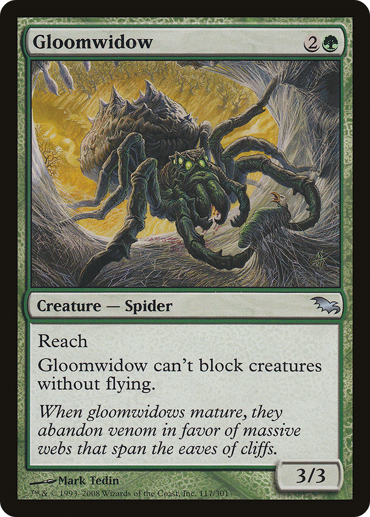 Gloomwidow (SHM-117) - Shadowmoor Foil