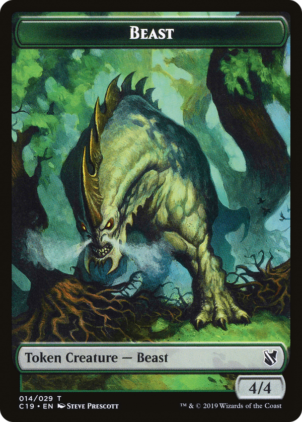 Beast (TC19-014) - Commander 2019 Tokens