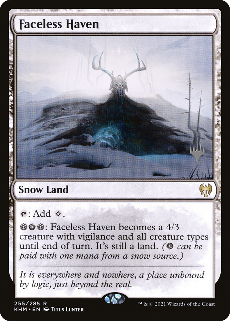 Faceless Haven (PPKHM-255) - Kaldheim Promos: (snow)