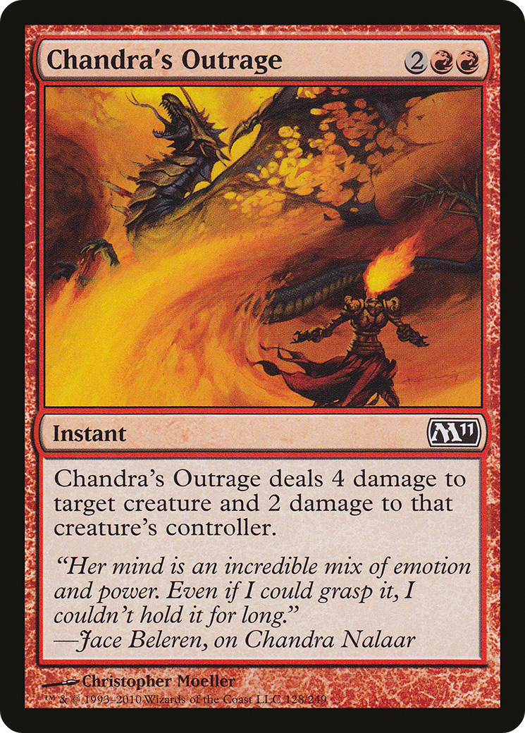 Chandra's Outrage (M11-128) - Magic 2011 Foil