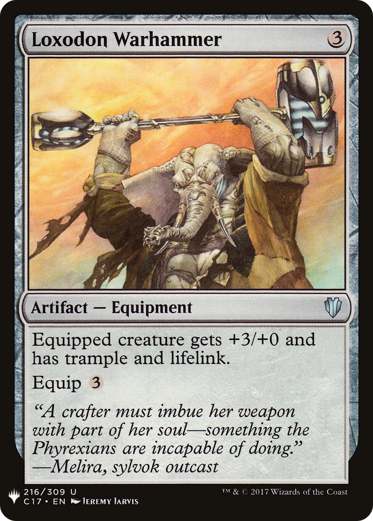 Loxodon Warhammer (LIST-216) - The List