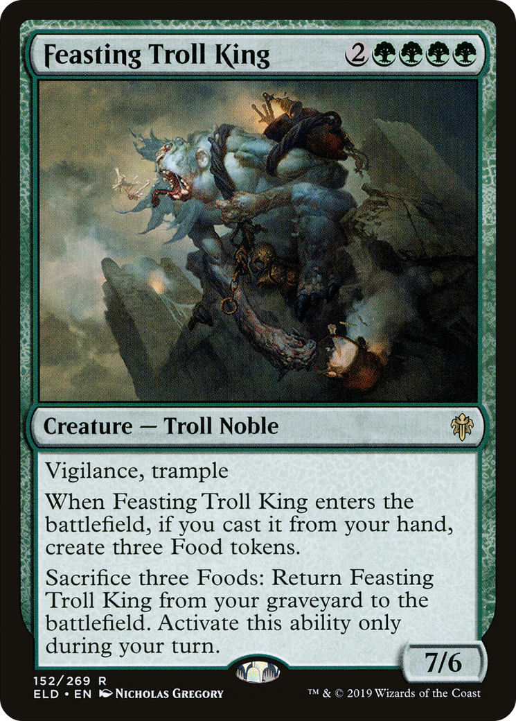 Feasting Troll King (ELD-152) - Throne of Eldraine