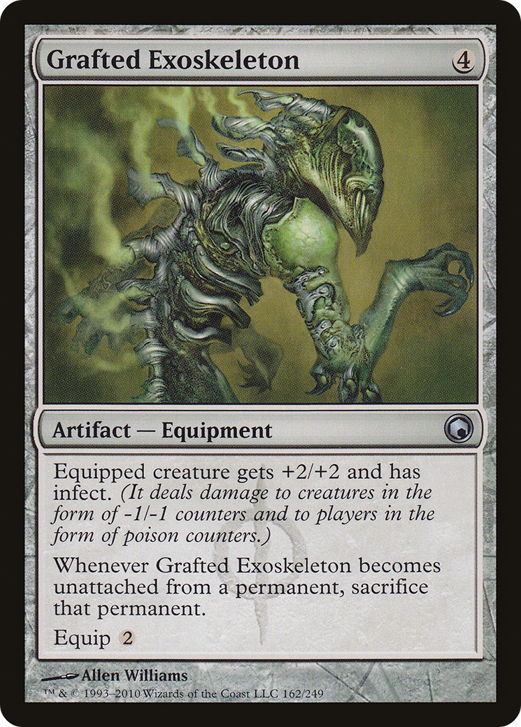 Grafted Exoskeleton (SOM-162) - Scars of Mirrodin